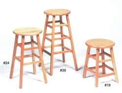 Georgia Chair Oak Stools